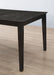 Louise Rectangular 78-inch Extension Leaf Dining Table Black