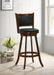 Broxton Upholstered Swivel Bar Chair Chestnut (Set of 2)