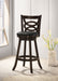 Calecita Wood Swivel Bar Chair Cappuccino (Set of 2)