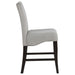 Stanton Velvet Upholstered Counter Chair Grey (Set of 2)