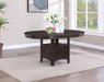 Lavon Oval 60-inch Wood Extension Leaf Dining Table Espresso