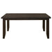 Dalila 6-piece Rectangular Dining Table Set Cappuccino