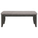 Dalila 6-piece Rectangular Dining Table Set Dark Grey