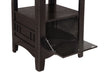 Lavon Oval 60-inch Counter Height Extension Dining Table Espresso
