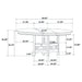 Lavon Oval 60-inch Counter Height Extension Dining Table Espresso