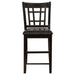Lavon 5-piece Oval Counter Height Dining Set Espresso