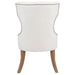 Baney Fabric Upholstered Dining Side Chair Beige and Rustic Honey