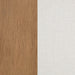 Baney Fabric Upholstered Dining Side Chair Beige and Rustic Honey
