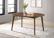 Jedda Oval 60-inch Extension Leaf Dining Table Dark Walnut