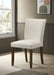 Paxton Upholstered Dining Side Chair Beige (Set of 2)