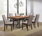 Spring Creek 77-inch Extension Dining Table Natural Walnut
