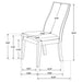 Spring Creek 7-piece Rectangular Dining Table Set Chocolate