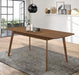 Redbridge 75-inch Extension Leaf Dining Table Natural Walnut