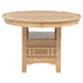 Lavon Oval 60-inch Wood Extension Leaf Dining Table Light Oak