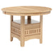 Lavon Oval 60-inch Wood Extension Leaf Dining Table Light Oak