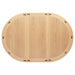 Lavon Oval 60-inch Wood Extension Leaf Dining Table Light Oak