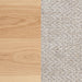 Lavon Wood Dining Side Chair Linen and Light Oak (Set of 2)