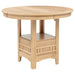 Lavon Oval 60-inch Counter Height Extension Dining Table Light Oak