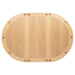 Lavon 5-piece Oval Counter Height Dining Set Light Oak