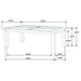 Coleman Rectangular 79-inch Dining Table Rustic Golden Brown