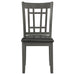 Lavon 5-piece Oval Extension Leaf Dining Set Medium Grey