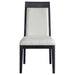 Brookmead Dining Side Chair Ivory and Black (Set of 2)