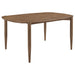 Dortch Oval 63-inch Solid Wood Dining Table Walnut