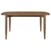 Dortch Oval 63-inch Solid Wood Dining Table Walnut