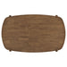 Dortch Oval 63-inch Solid Wood Dining Table Walnut