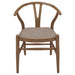 Dinah 5-piece Round Solid Wood Dining Set Walnut