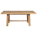Middleton 6-piece Extension Leaf Dining Set Brown and Beige