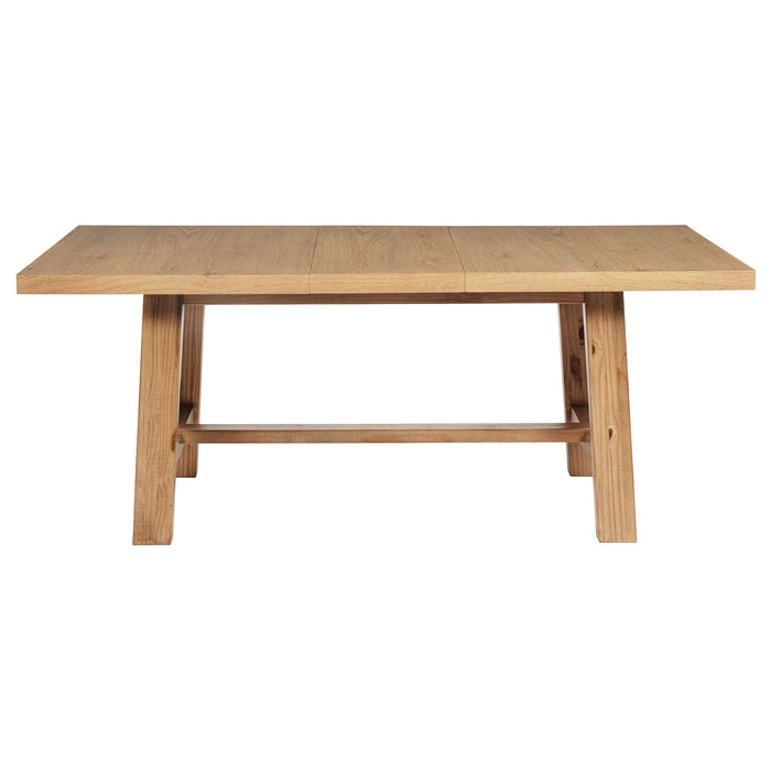 Middleton 7-piece Extension Leaf Dining Set Natural Brown
