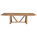 Middleton 10-piece Extension Leaf Dining Set Natural Brown and Black
