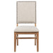 Middleton Upholstered Dining Side Chair Beige (Set of 2)