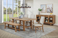 Middleton Upholstered Dining Side Chair Beige (Set of 2)