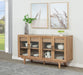 Middleton 4-door Sideboard Server with Dual Drawers Natural