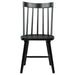 Middleton Solid Wood Dining Side Chair Black (Set of 2)