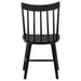 Middleton Solid Wood Dining Side Chair Black (Set of 2)