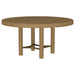 Arini 7-piece Round Dining Table Set Sand Wash and Black