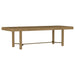 Arini 104-inch Extension Leaf Dining Table Sand Wash