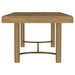 Arini 7-piece Extension Leaf Dining Table Set Sand Wash and Black