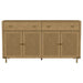 Arini 2-drawer Cane Door Dining Sideboard Server Sand Wash