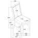 Bruner 7-piece 72-inch Rectangular Dining Set Natural Brown