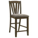 Canfield Counter Height Dining Side Chair Brown (Set of 2)