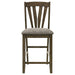 Canfield Counter Height Dining Side Chair Brown (Set of 2)
