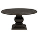 Twyla 5-piece Round Wood Dining Room Table Set Dark Cocoa