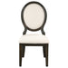 Twyla 5-piece Round Wood Dining Room Table Set Dark Cocoa