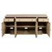 Kailani 10-piece Wood Dining Set with Sideboard Beige Oak