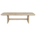 Kailani 9-piece Rectangular Wood Dining Table Set Beige Oak