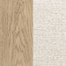 Kailani Rattan Cane Dining Side Chair Beige Oak (Set of 2)